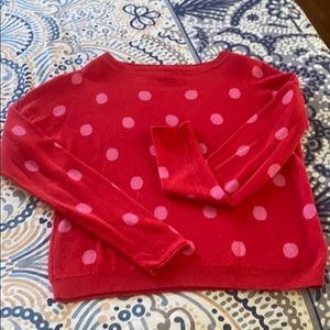Polka dot sweater